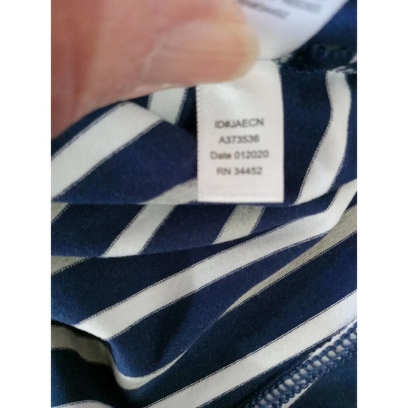 cuddl duds Lounge Dress Women's Size 2X Striped - Picture 12 of 12